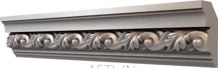 Cornice (KRN_0225-9) 3D model for CNC machine